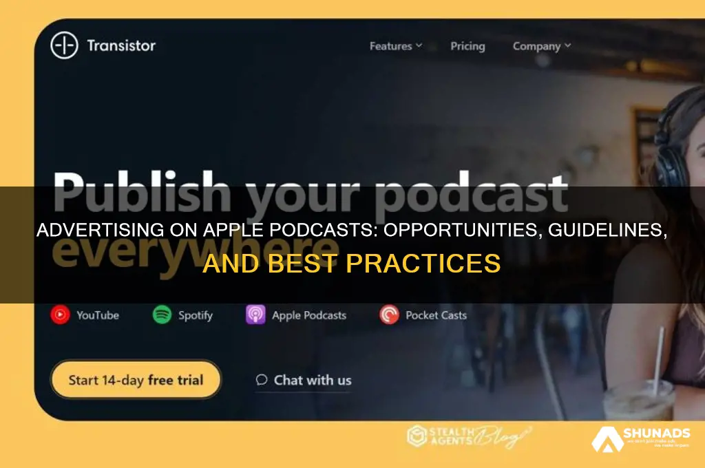 can you advertise on apple podcasts