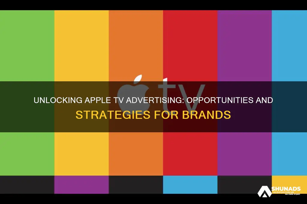 can you advertise on apple tv
