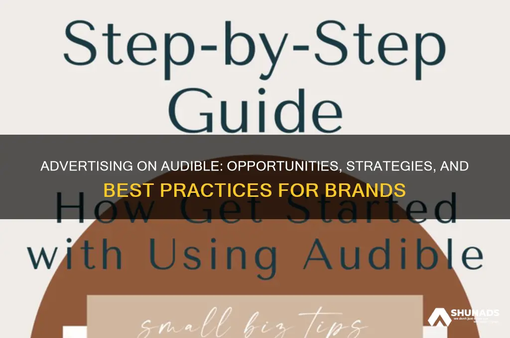 can you advertise on audible