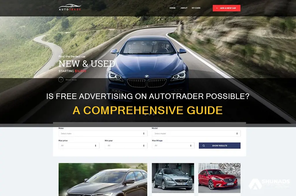can you advertise on autotrader for free