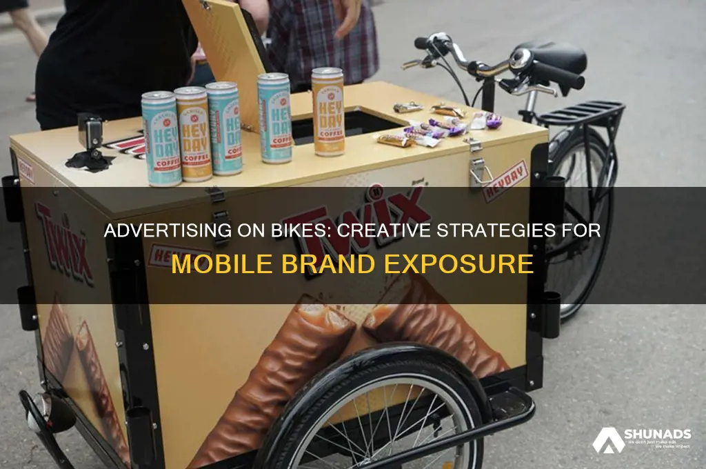 can you advertise on bikes