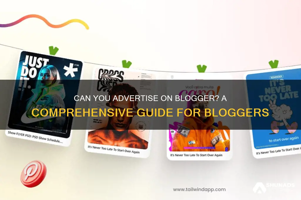 can you advertise on blogger