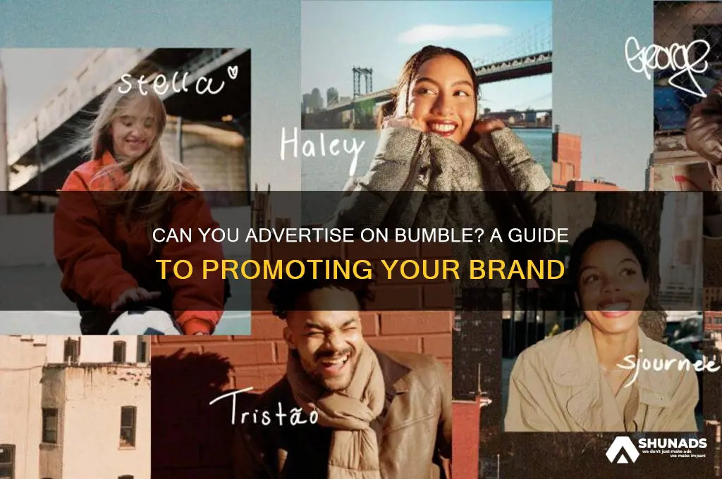 can you advertise on bumble