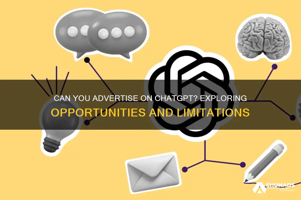 can you advertise on chatgpt