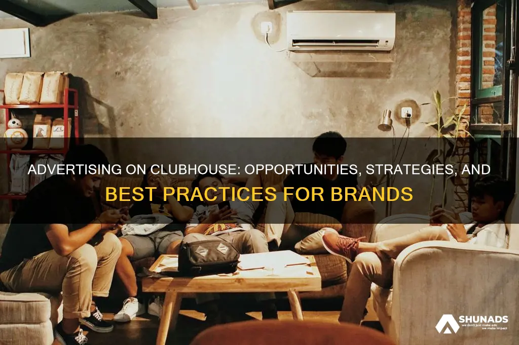 can you advertise on clubhouse