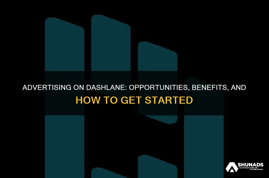 can you advertise on dashlane