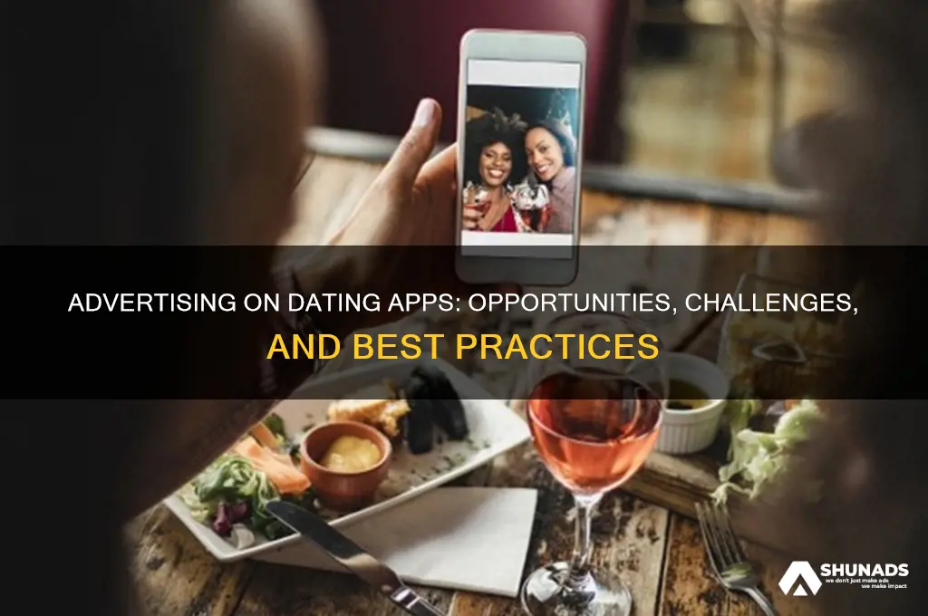 can you advertise on dating apps
