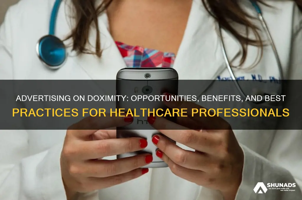can you advertise on doximity