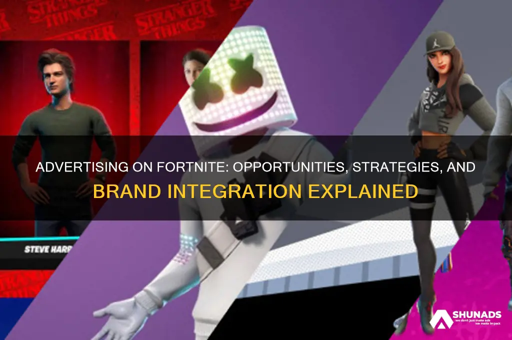 can you advertise on fortnite