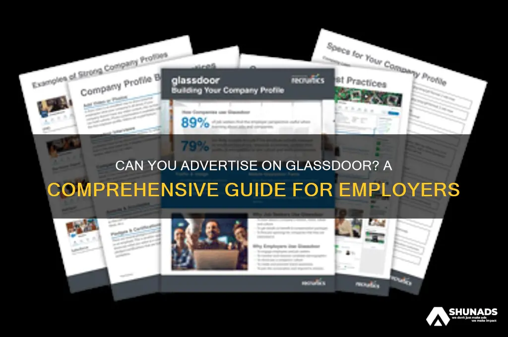 can you advertise on glassdoor