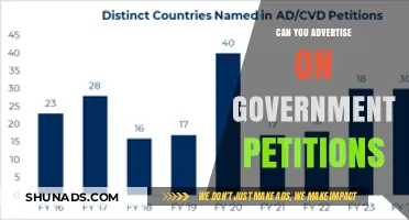 Advertising on Government Petitions: Legal, Ethical, and Practical Considerations