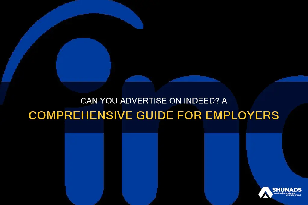 can you advertise on indeed