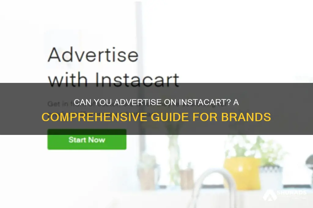 can you advertise on instacart