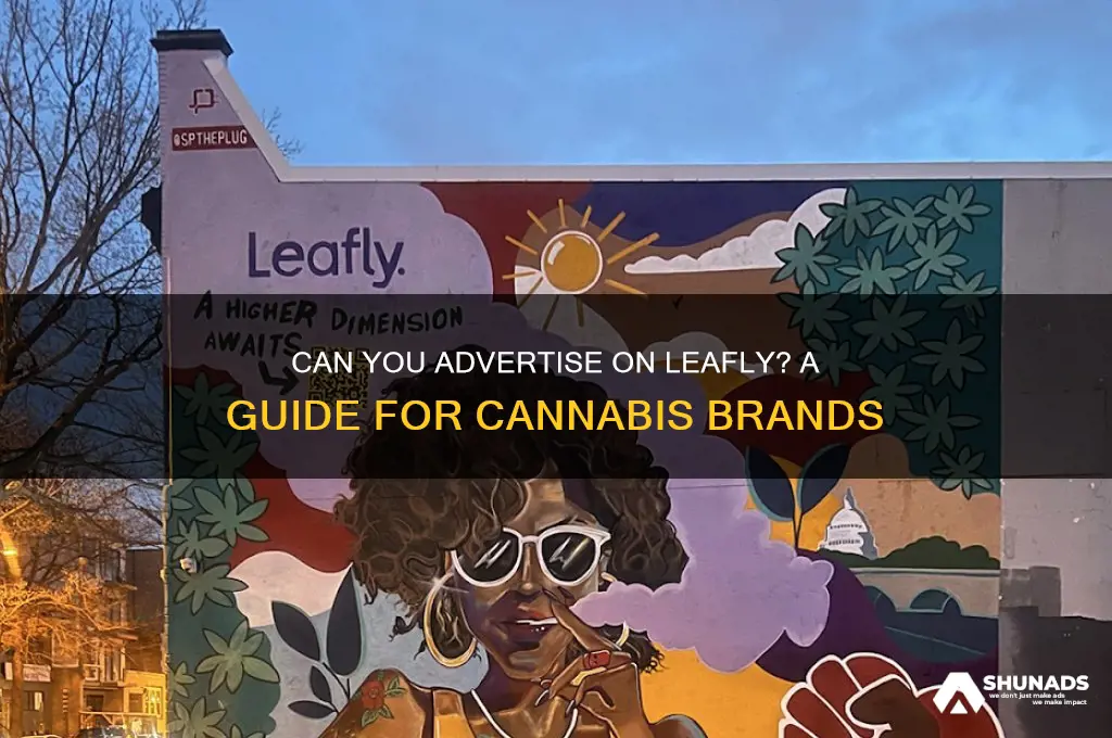 can you advertise on leafly