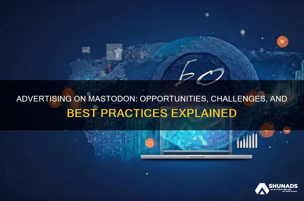 can you advertise on mastodon