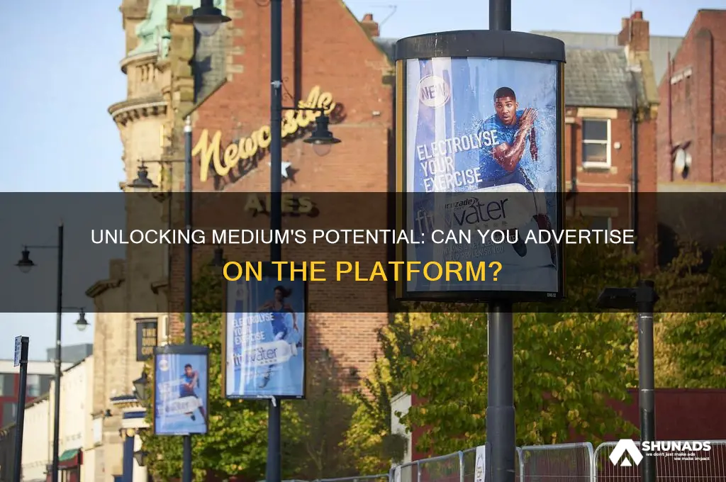 can you advertise on medium
