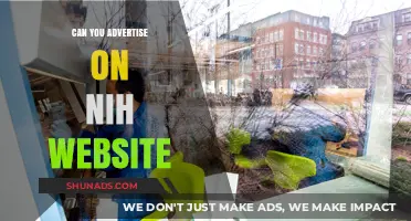 Advertising on NIH Website: Policies, Possibilities, and Best Practices