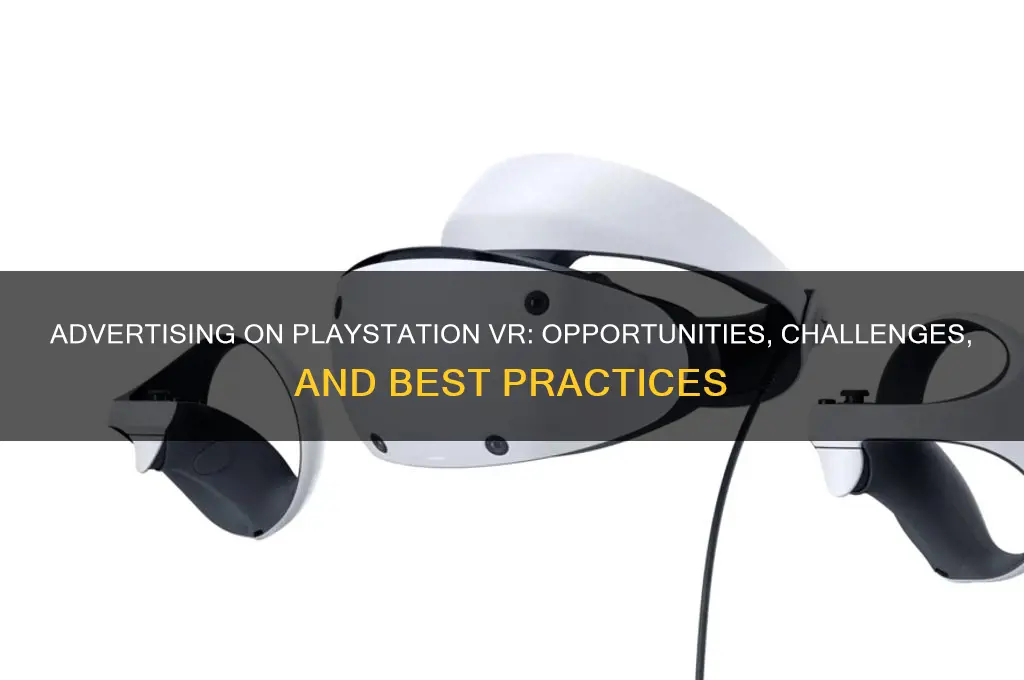can you advertise on playstation vr