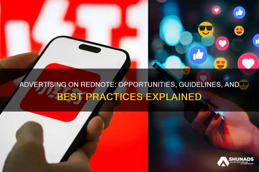 can you advertise on rednote