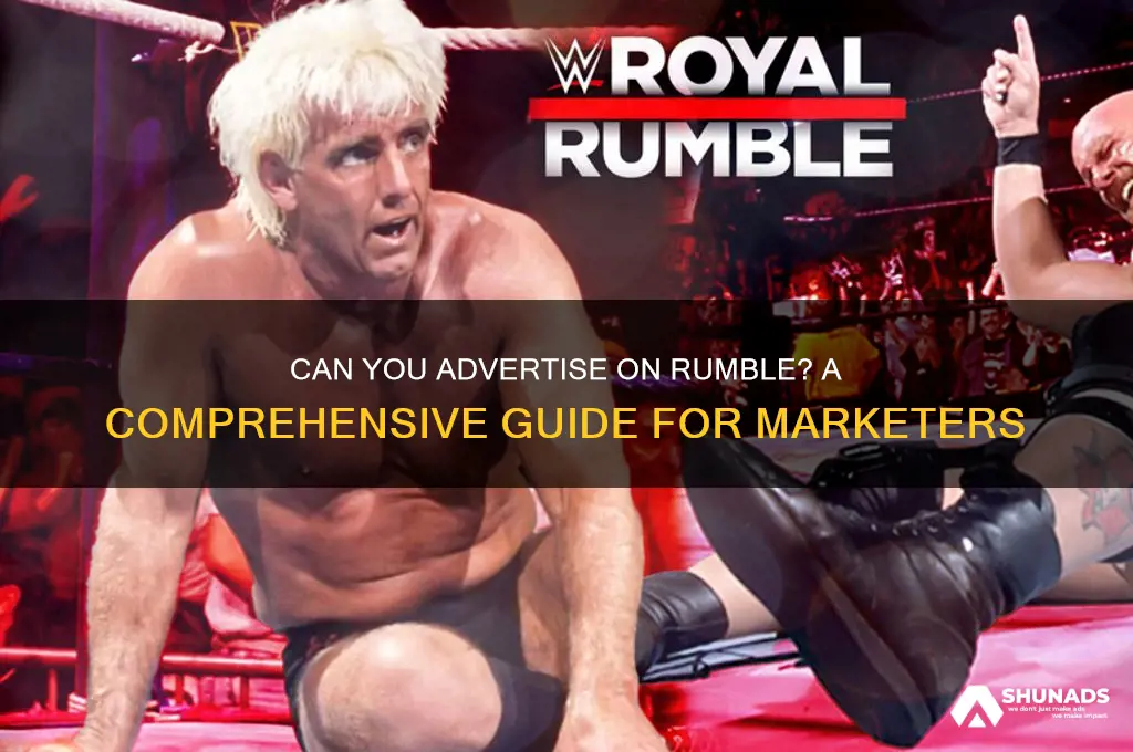 can you advertise on rumble