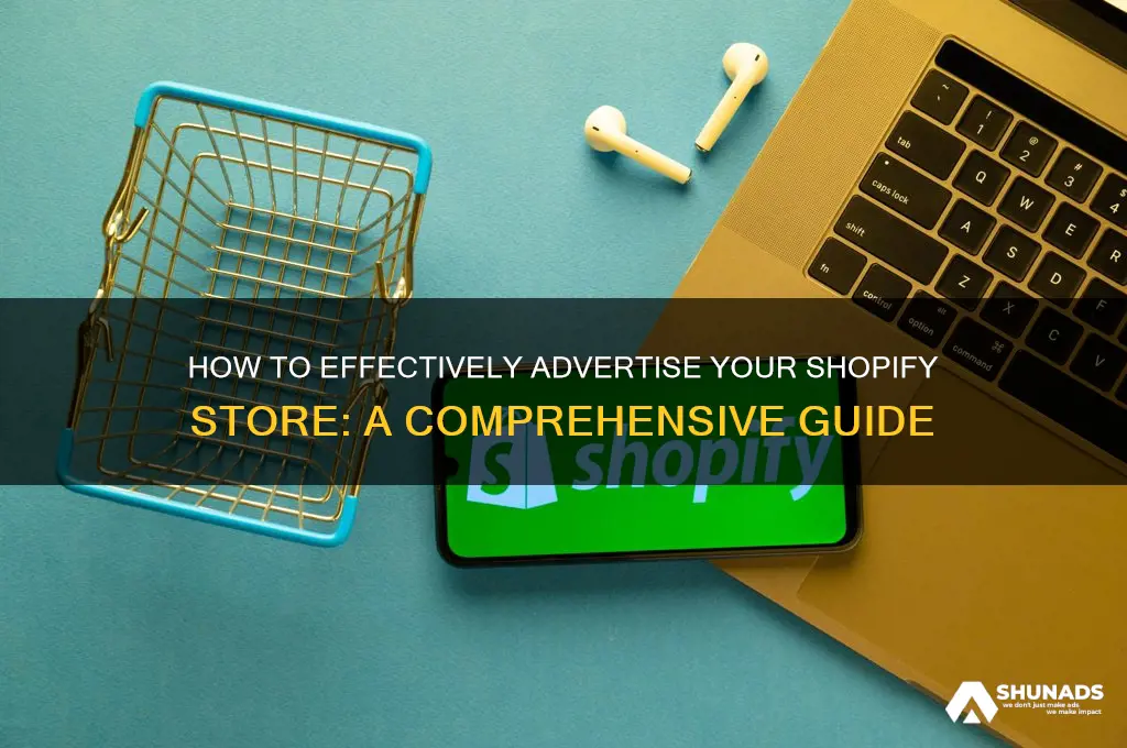 can you advertise on shopify