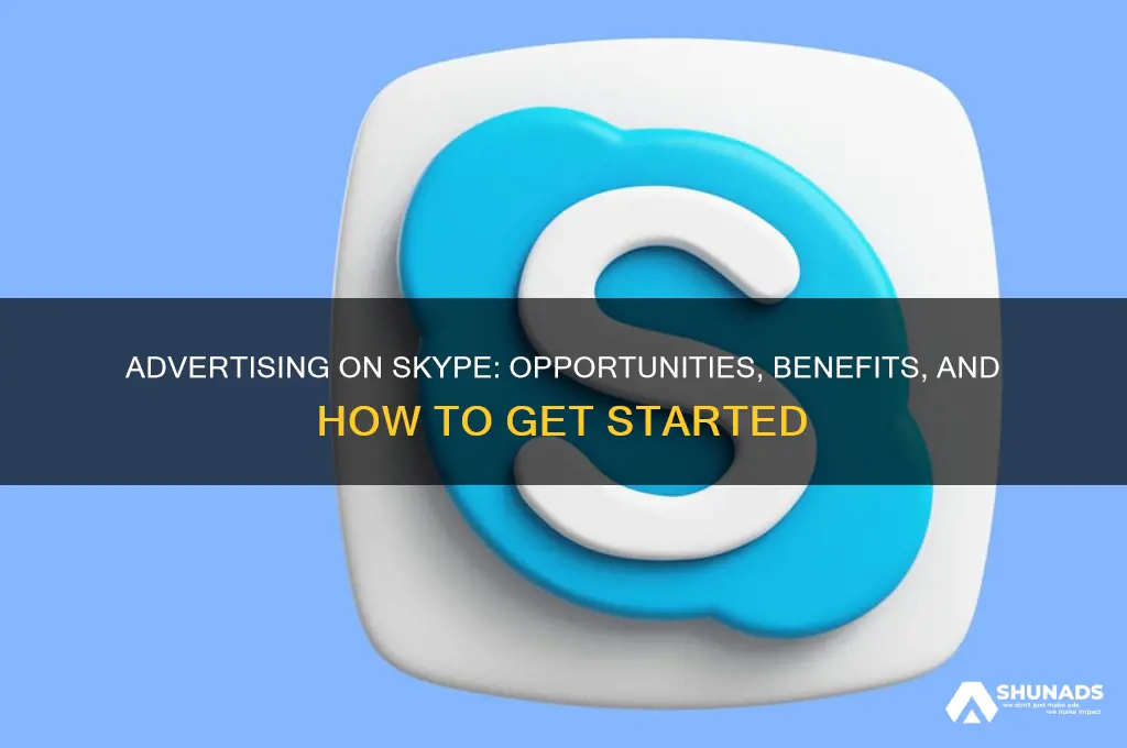 can you advertise on skype