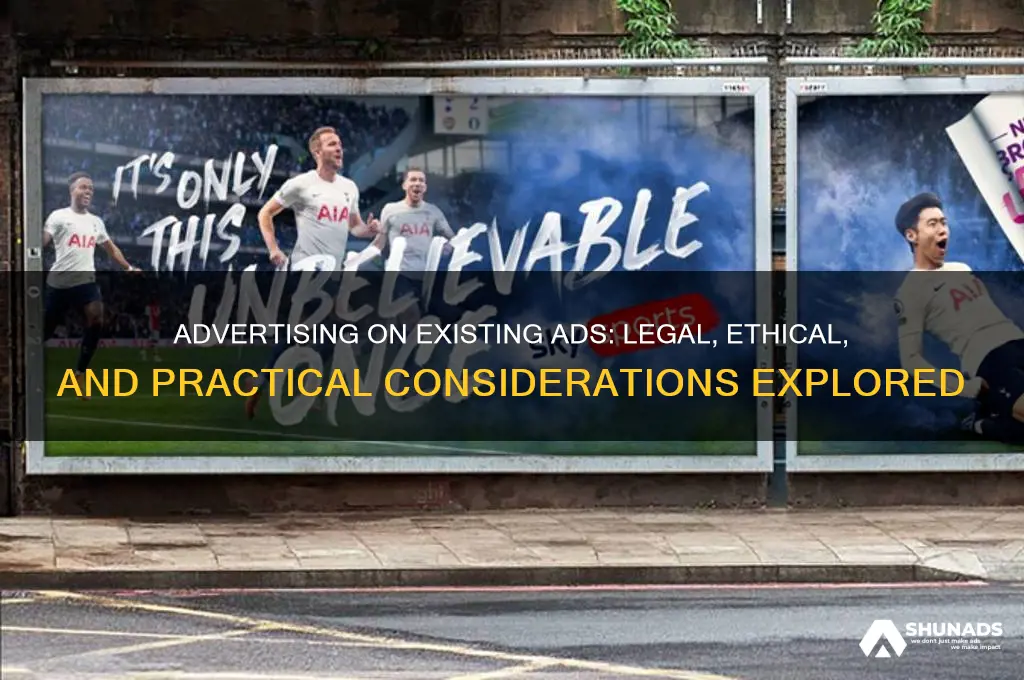 can you advertise on someone