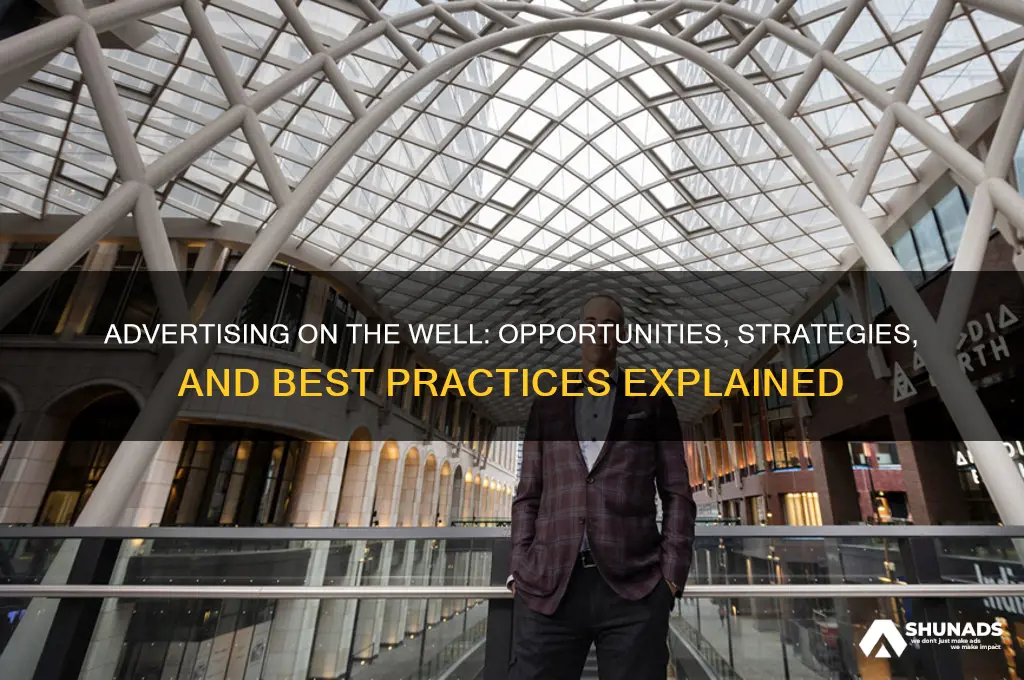 can you advertise on the well