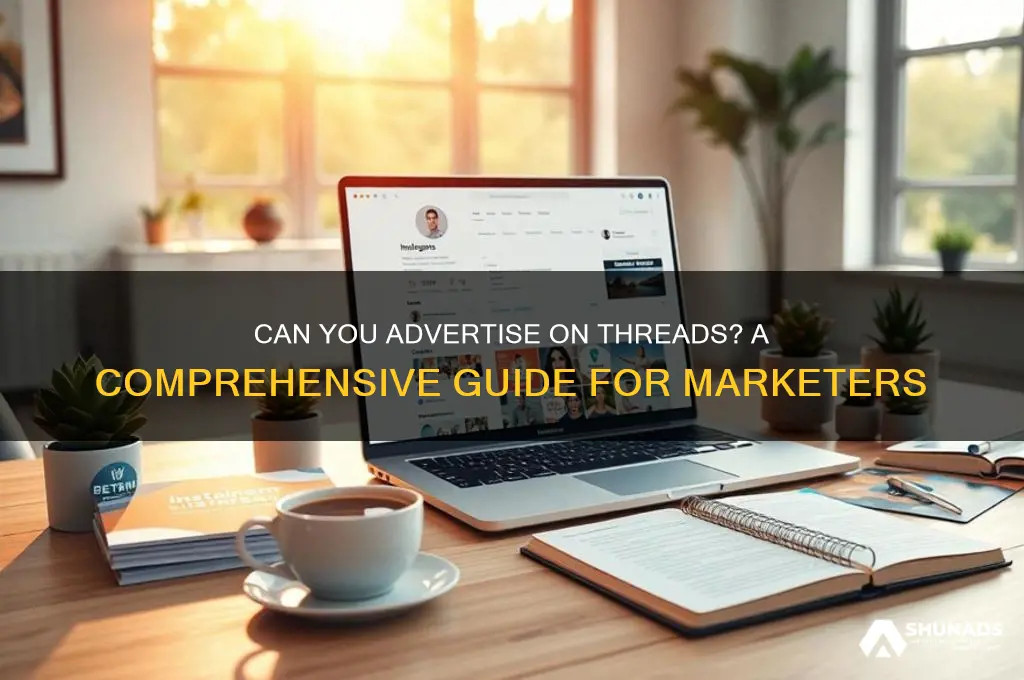 can you advertise on threads