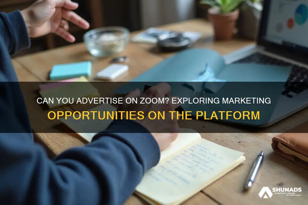 can you advertise on zoom