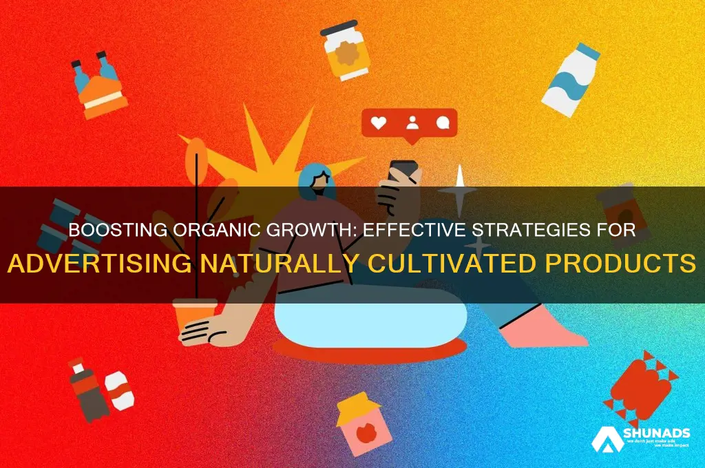 can you advertise organically grown