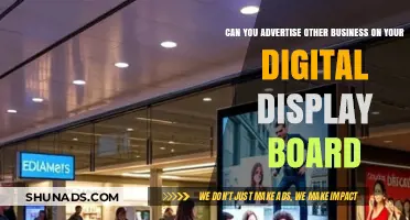 Maximizing Digital Display Boards: Can You Advertise Other Businesses Effectively?
