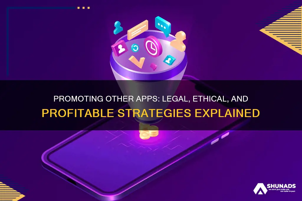 can you advertise other peoples apps