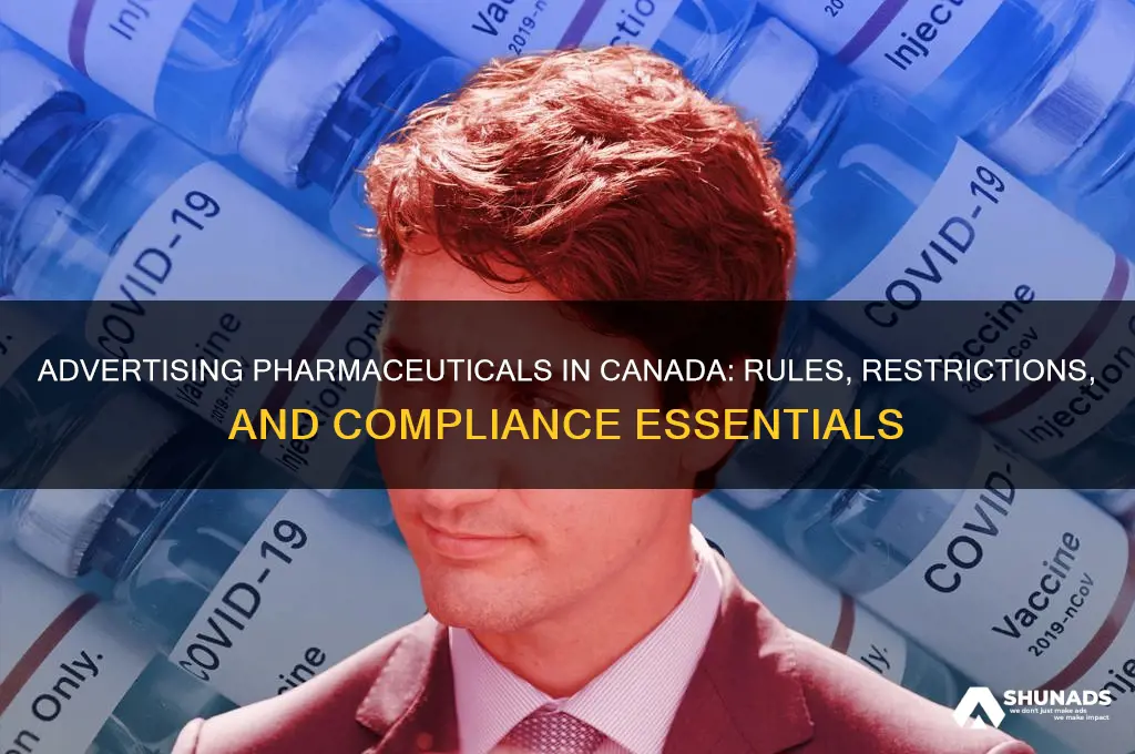 can you advertise pharmaceuticals in canada