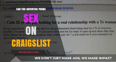 Is Advertising Phone Sex on Craigslist Legal? Risks and Guidelines