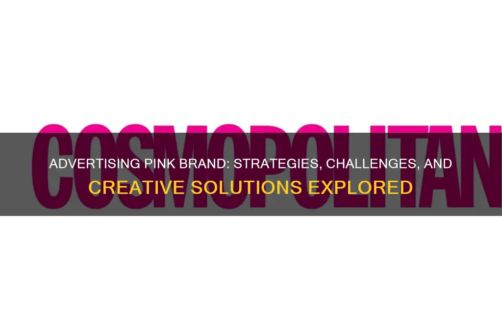 can you advertise pink brand in ad