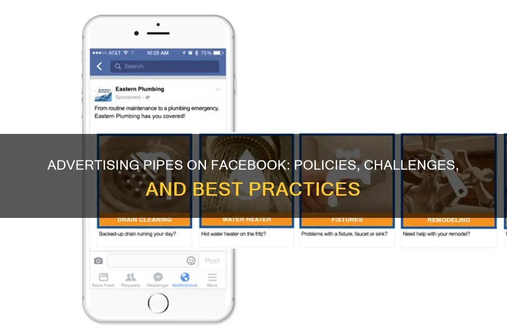 can you advertise pipes on facebook