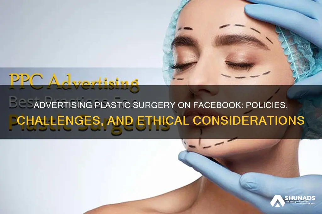 can you advertise plastic surgery on facebook