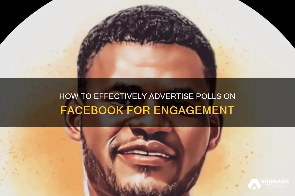 can you advertise polls on facebook