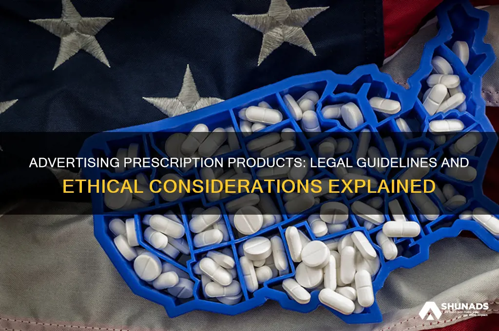 can you advertise prescription products