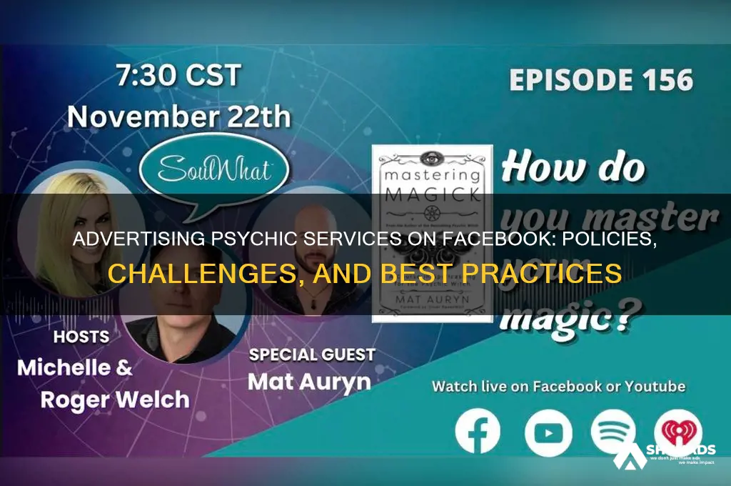 can you advertise psychic facebook