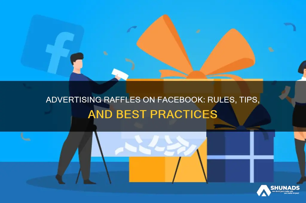can you advertise raffles on facebook