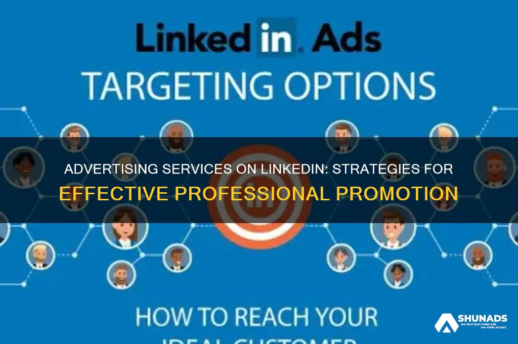 can you advertise services on linkedin