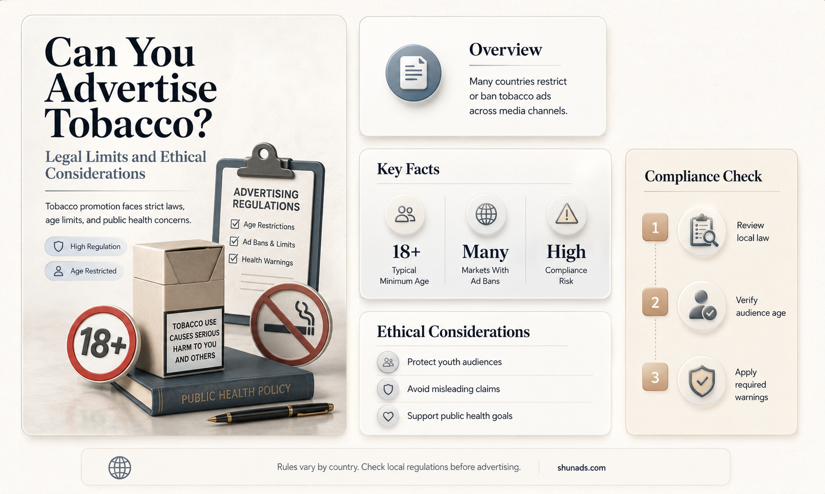can u advertise tobacco