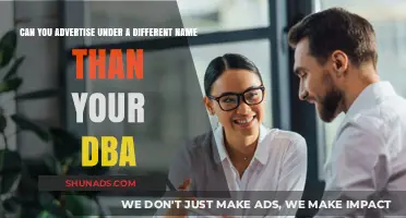 Advertising Under an Alias: Can You Use a Name Other Than Your DBA?
