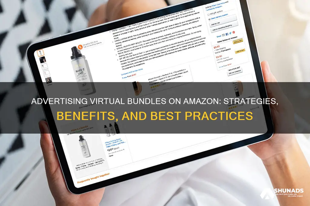 can you advertise virtual bundles on amazon
