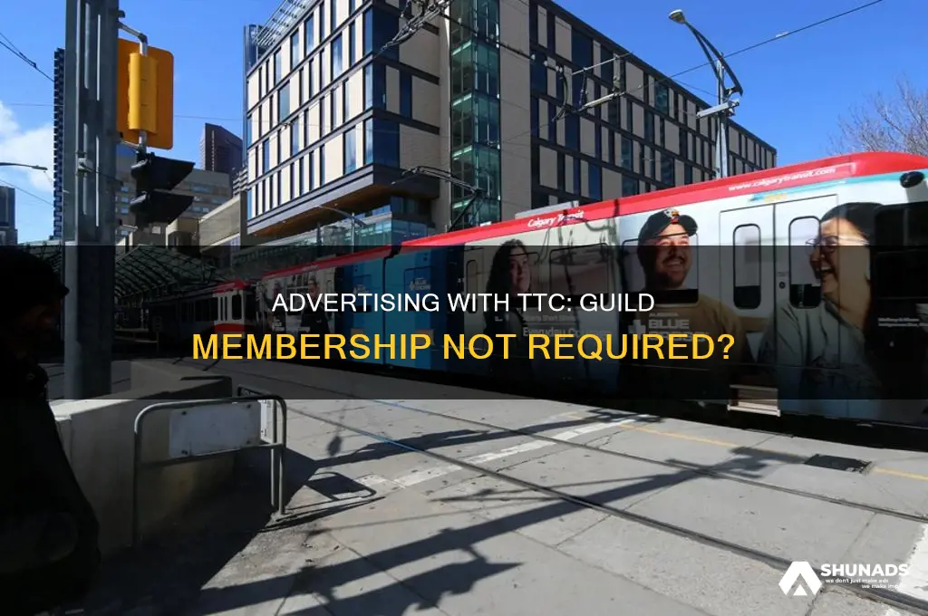 can you advertise with the ttc without a guild