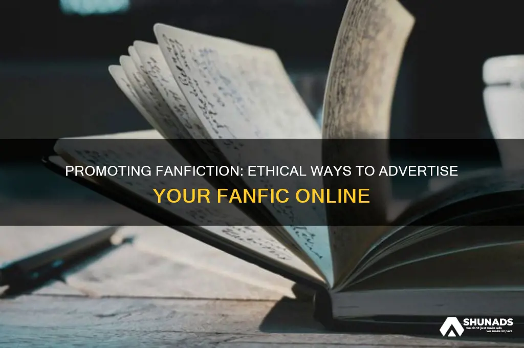 can you advertise your fanfic on fanfiction