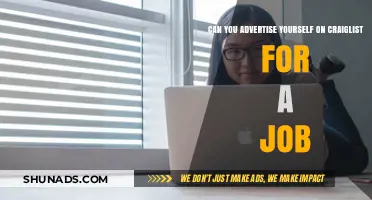 Advertising Yourself on Craigslist: Effective Job Search Strategy or Risk?