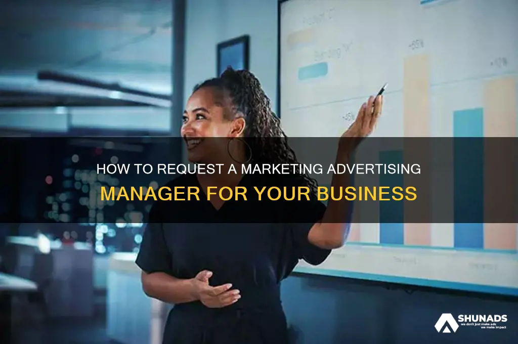 can you ask for marketing advertising manager